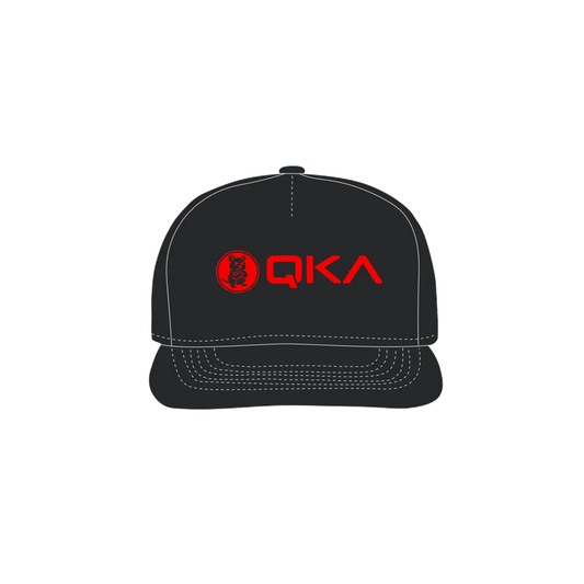 Black front flat lay